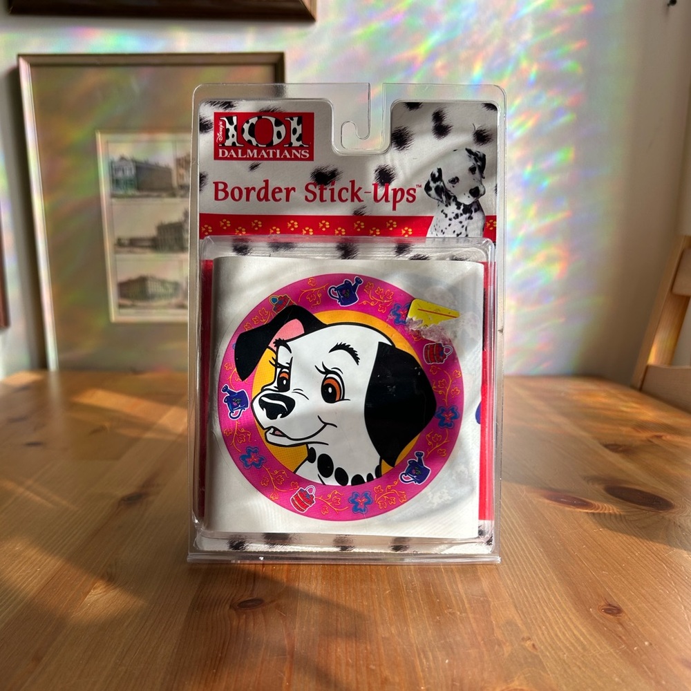 Vintage 101 Dalmatians Border Stick-Ups -opened but never used.